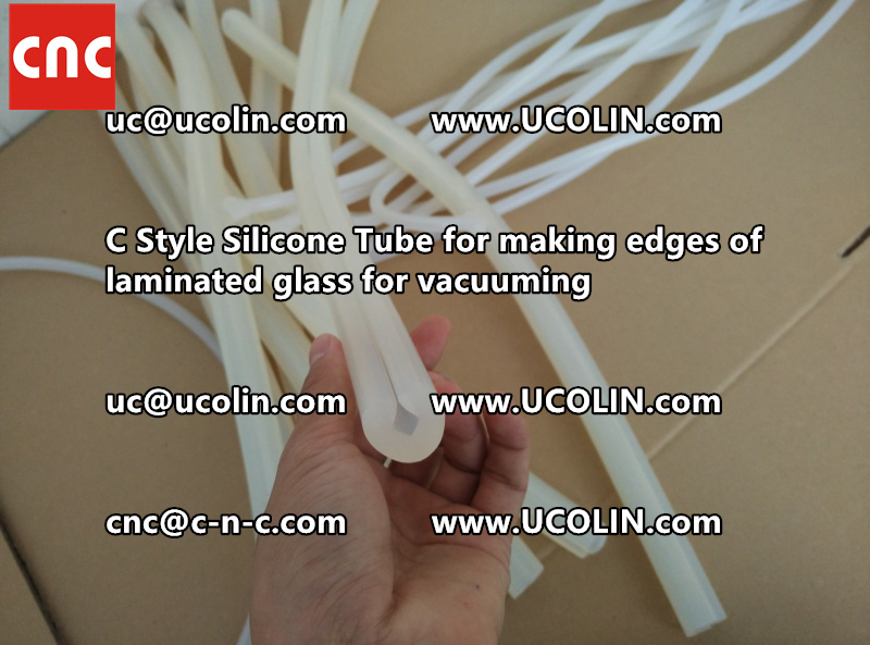 C Style Silicone Tube for making edges of laminated glass for vacuuming (8)