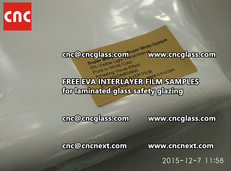 CROSS LINKED EVA GLASS INTERLAYER samples for laminated glass safety glazing test (25)