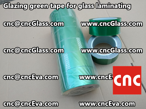 Green tape for safety glazing (3)