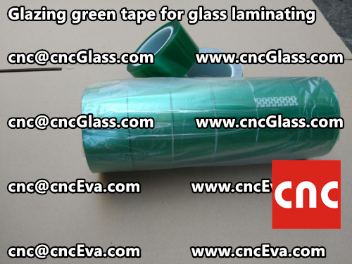 Green tape for safety glazing (6)