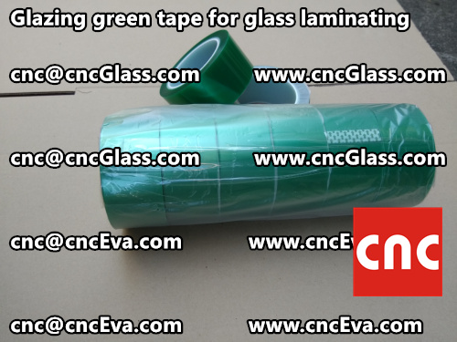 Green tape for safety glazing (7)