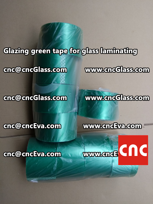 laminated glass edges green tape (2)