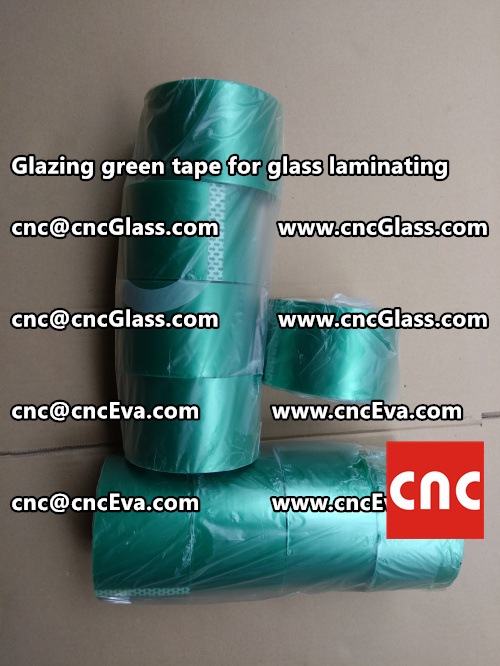 laminated glass edges green tape (3)