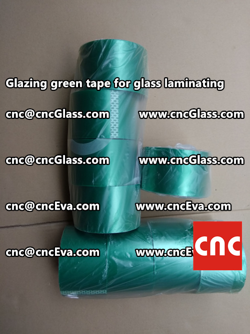 laminated glass edges green tape (4)